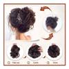 Synthetic Clip-In Messy Bun Hairpiece for Women, Brownish Red view 4