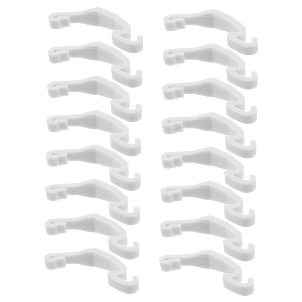 Milisten 20 Pack Plastic Small Animal Cage Clips