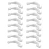 Milisten 20 Pack Plastic Small Animal Cage Clips view 1
