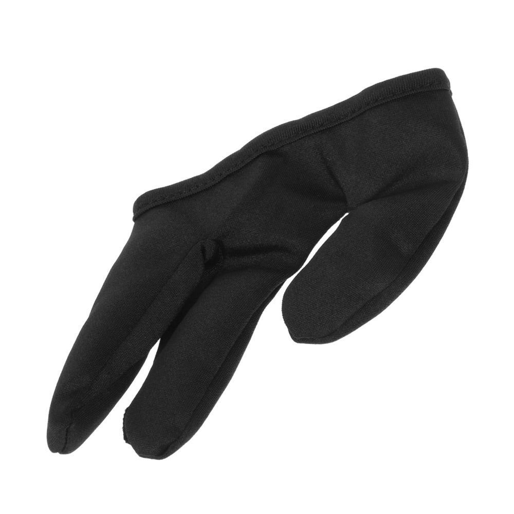VINTORKY Three-Finger Heat-Resistant Gloves for Hair Styling, Black