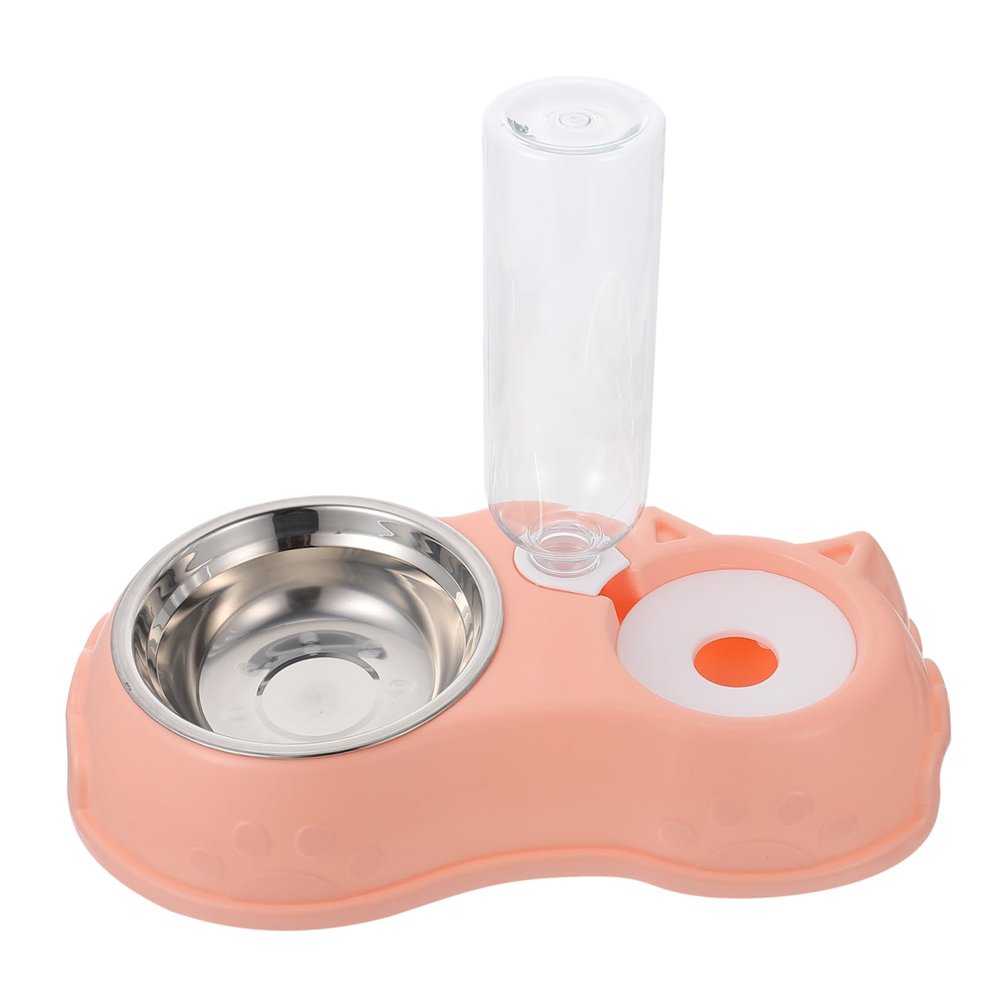 BESTonZON 1-Set Pet Food and Water Dispenser for Cats and Dogs