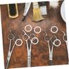 Supvox 12-Piece Dog Grooming Scissor Ring Set view 4
