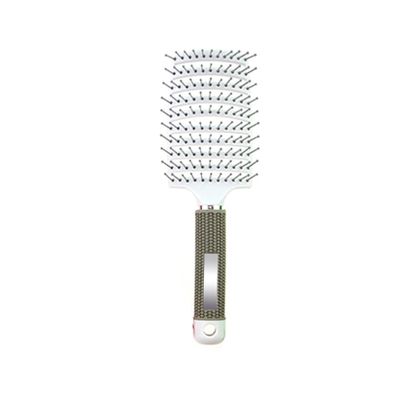 FFICUMON Paddle Hair Brush and Scalp Massage Comb, Type B, White