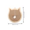 Durable Sisal and Plastic Cat Scratching Board view 3