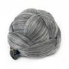 IMISSU Braided Bun Maker Scrunchie Hairpiece for Updos, Secure Hold, Claw Hair Donut, Gray view 3