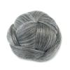 IMISSU Braided Bun Maker Scrunchie Hairpiece for Updos, Secure Hold, Claw Hair Donut, Gray view 4
