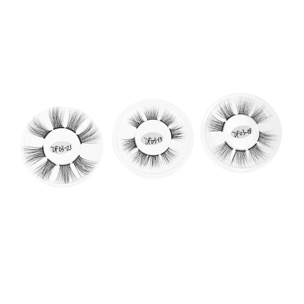 DEARMAMY Boxed Individual False Eyelashes for Women, Naturally Curly Lashes for Daily Use and Eyelash Care
