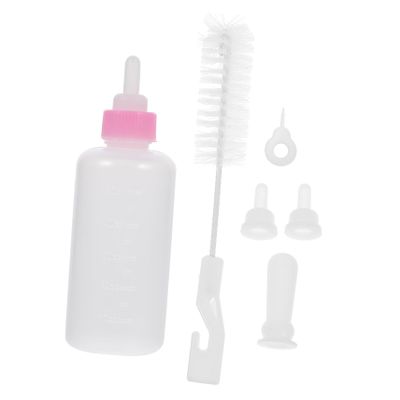 IMIKEYA Reusable Silicone Feeding Bottle Set for Puppies and Kittens