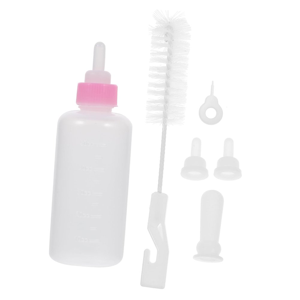 IMIKEYA Reusable Silicone Feeding Bottle Set for Puppies and Kittens