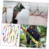 BESTonZON 4-Piece Colorful Climbing Ropes for Birds and Small Pets view 3