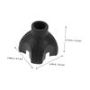 Beavorty 4-Piece Non-Slip TPR Rubber Cane Tips, Universal Fit view 2