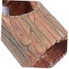 WEKAMOS Handmade Resin Reptile Hide, Coffee-Colored view 3