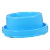 Round Ant-Free Plastic Food Bowl for Dogs and Cats, Blue view 1