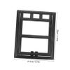 CIYODO Plastic Dog Door for Screen Doors, Black view 2