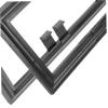 CIYODO Plastic Dog Door for Screen Doors, Black view 4