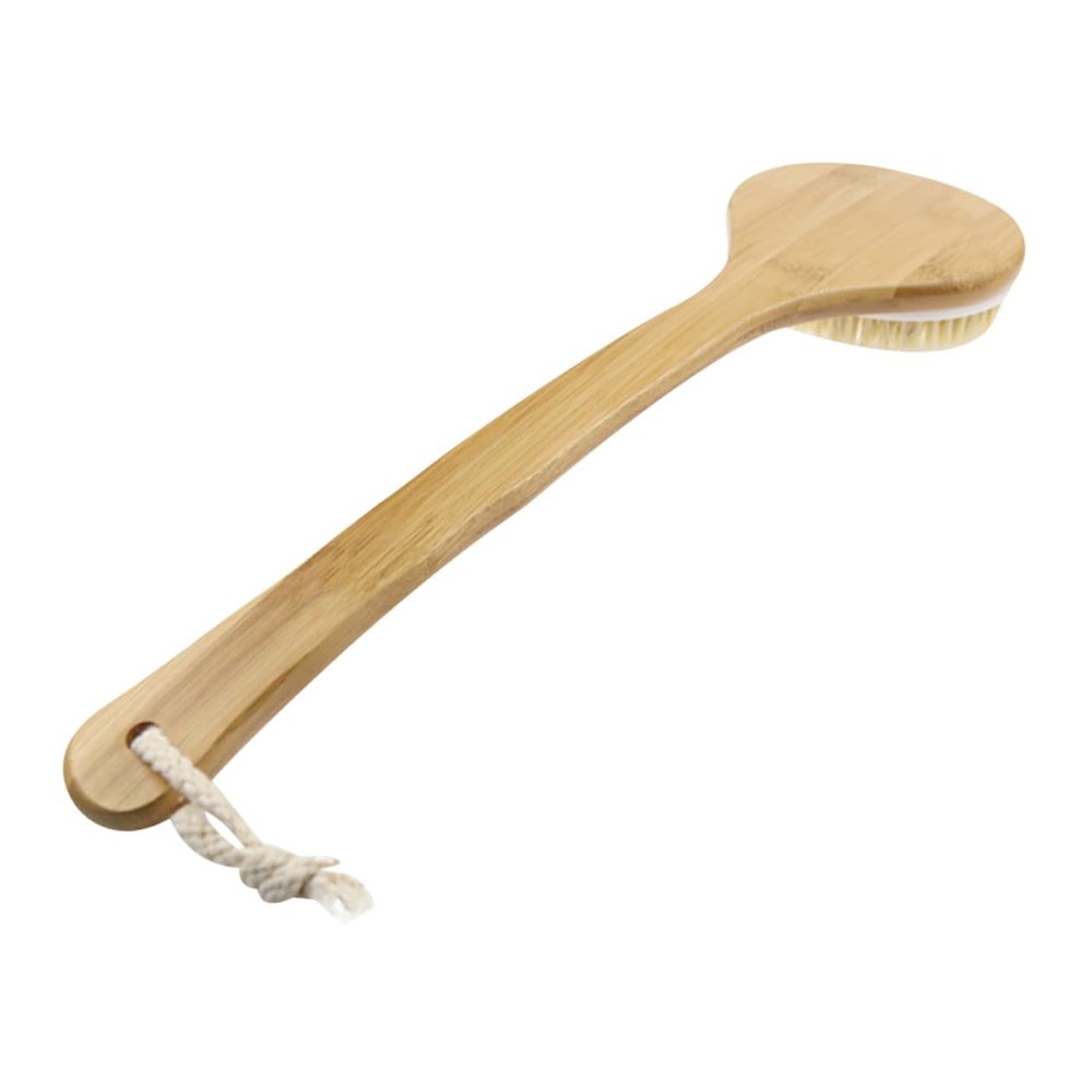 FRCOLOR Bath Brush with Curved PPR Handle, Without Massage Brush