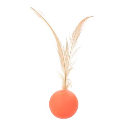 Cat Ball Toy - Plush Material, Feather Toy, Kitten Ball