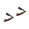 DEARMAMY 2-Piece Wooden Folding Razor and Trimmer Holder view 1