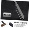DEARMAMY 2-Piece Wooden Folding Razor and Trimmer Holder view 3