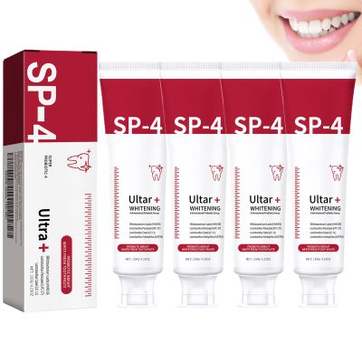 SP-4 Probiotic Whitening Toothpaste, Stain Removal and Fresh Breath, Deep-Cleaning Care (4)