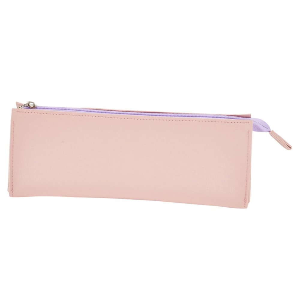 LOLIPPYY Women's Leather Cosmetic Bag, Multifunctional Makeup and Pencil Pouch, Large Capacity, Waterproof PU