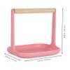 HEMOTON Pink ABS Bird Perch Stand with Stable Training Perch view 2