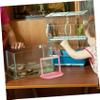 HEMOTON Pink ABS Bird Perch Stand with Stable Training Perch view 3