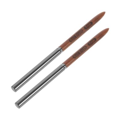 Fine-Tip Nail Art Pens with Wooden Handles, 2-Piece Set