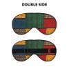 African-Style Patchwork Silk-Like Sleep Eye Mask for Men and Women view 2