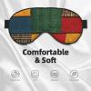 African-Style Patchwork Silk-Like Sleep Eye Mask for Men and Women view 3