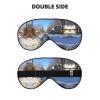 Eye Mask with Snow Street Print, Silk-Like Sleep Mask for Men and Women view 2