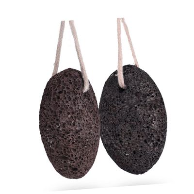 SAFIGLE Natural Pumice Stone, 2 Pieces, Assorted Color