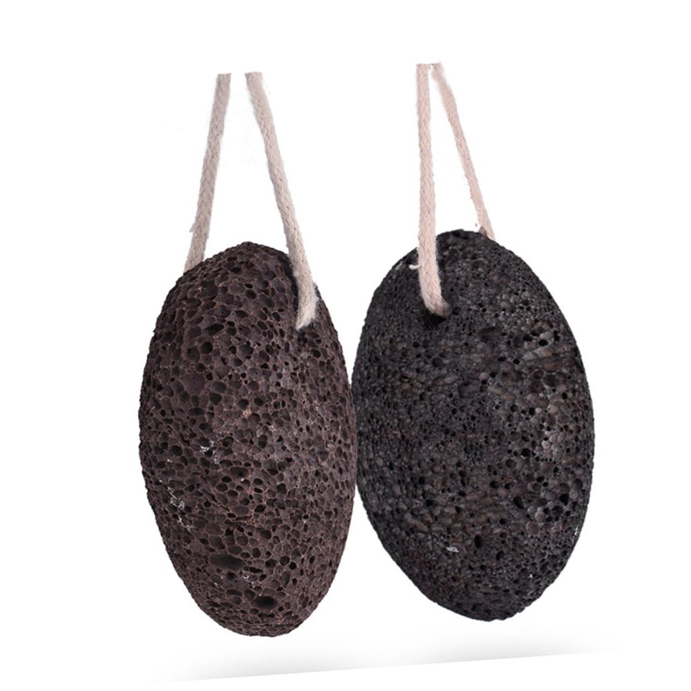 SAFIGLE Natural Pumice Stone, 2 Pieces, Assorted Color