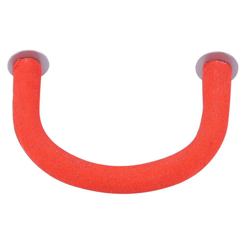 Parrot Perch Toy, Natural Quartz Sand and Wood, Safe and Non-Toxic, Easy to Assemble (Solindert2gex976gi-02)