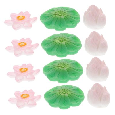 CIYODO Resin Lotus Flower Leaf Decoration