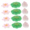 CIYODO Resin Lotus Flower Leaf Decoration view 1