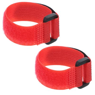Gatuida Nylon Rooster Collars - Silent Adjustable Red 2-Pack