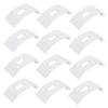 PartyKindom Metal Curtain Repair Plates, White, 20 Pack view 1