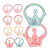 PartyKindom 10-Piece Dog Hair Bands with Crown Design view 1