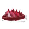 SAFIGLE Double-Sided Silicone Scalp Massage Brush for Deep Cleansing view 2