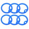 ibasenice Silicone Dog Tag Rings - 6 Pack view 1