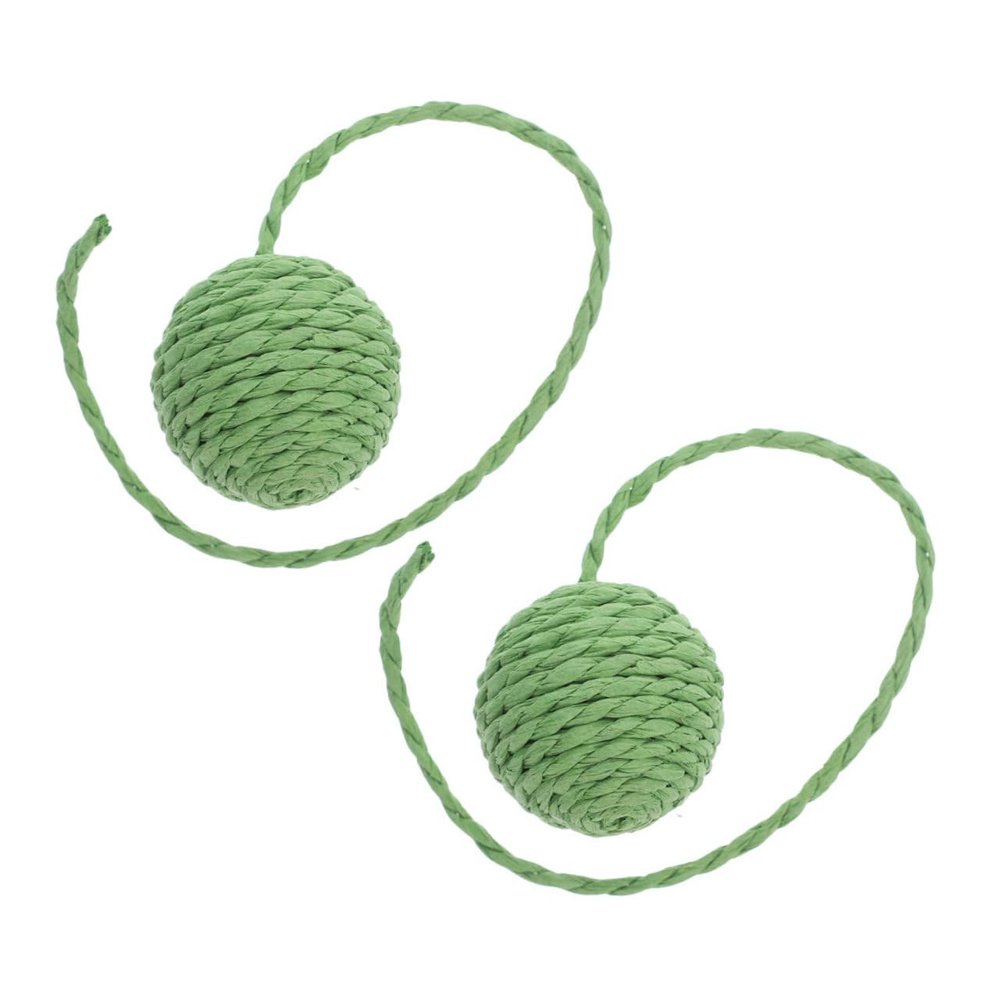 ibasenice 2-Piece Cat Scratching Toy with Replacement Sisal Post