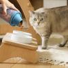 Cat Food Storage Container, Airtight, Transparent | 1500 ml Dispenser with Visible Graduation view 2