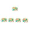 TOYANDONA 5-Pack Glow-in-the-Dark Aquarium Stones, Blue, 500 Pieces view 1