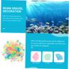 TOYANDONA 5-Pack Glow-in-the-Dark Aquarium Stones, Blue, 500 Pieces view 3
