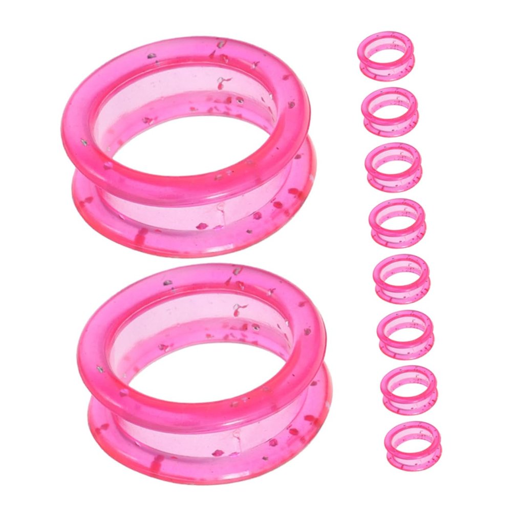 BESPORTBLE 20-Piece Lightweight Silicone Finger Protection Rings for Scissors, Pink