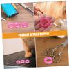 BESPORTBLE 20-Piece Lightweight Silicone Finger Protection Rings for Scissors, Pink view 3