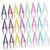 CALLARON Disposable Tweezers, Assorted Styles, Ergonomic PP Design, 30 Count view 1