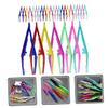 CALLARON Disposable Tweezers, Assorted Styles, Ergonomic PP Design, 30 Count view 2