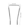 FOMIYES Hydraulic Barber Chair Pump Rod for Height Adjustment, Silver view 2